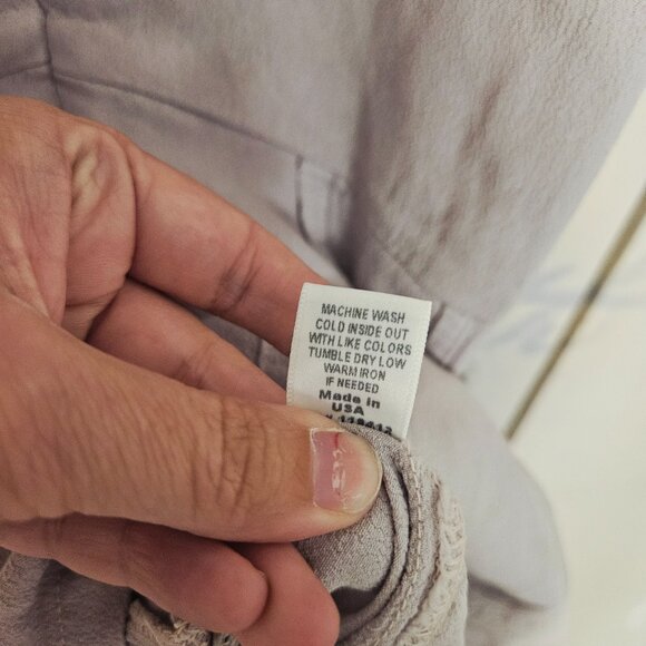 NWT Monrow Romper Size Small Zip Up Lavender - Picture 6 of 10